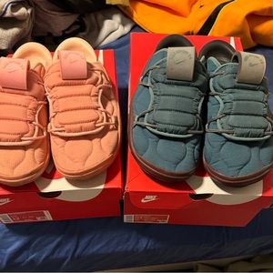 Nike Offline Mules. Green Mens 12.5. Artic Orange Men’s 12. Box Included.